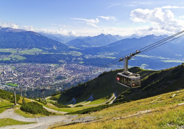     View of Innsbruck from the Seegrube / Innsbruck